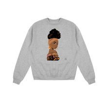 Load image into Gallery viewer, JusGomo 'Melanin Girlfriend' Sweatshirt